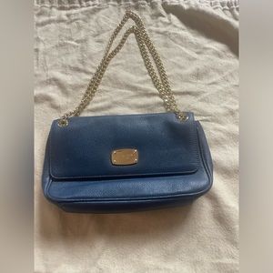 blue michael kors bag